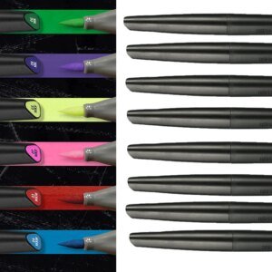 Sets de Marcadores Acrílicos de punta suave. Colores Base, Metálicos y Fluorescentes