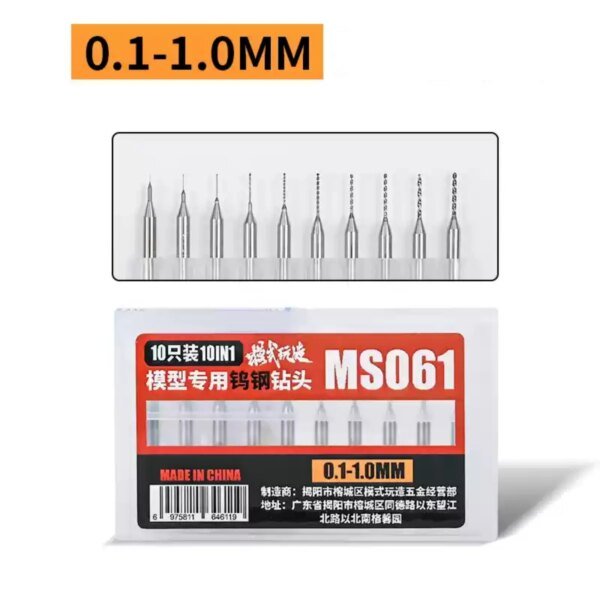 Taladro Manual Portátil MSWZ MS-091 - Para Modelismo y Miniaturas